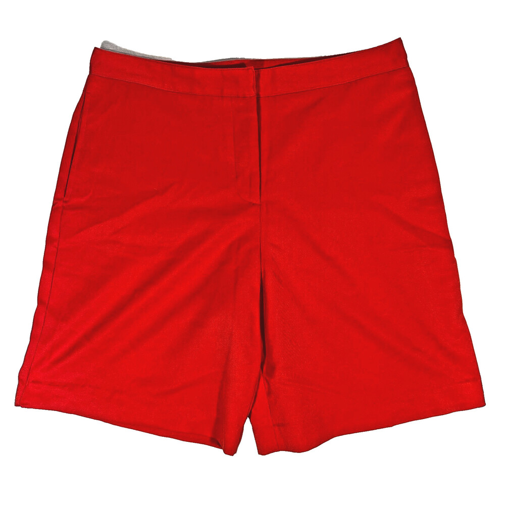 LBH Red Bermuda Shorts Women's Size 10 3-Pocket Zip Fly